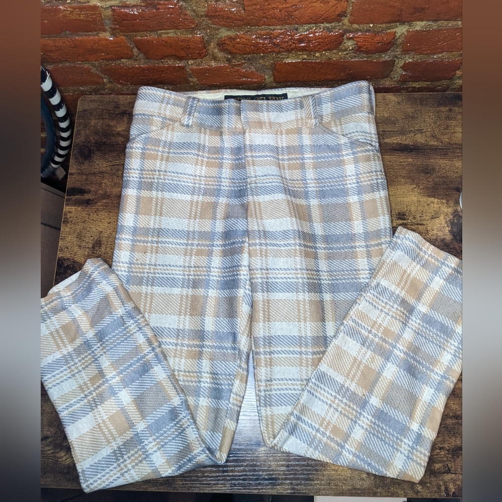Hung On You Plaid Reclaimed Vintage Trousers Size 6 Gently Used